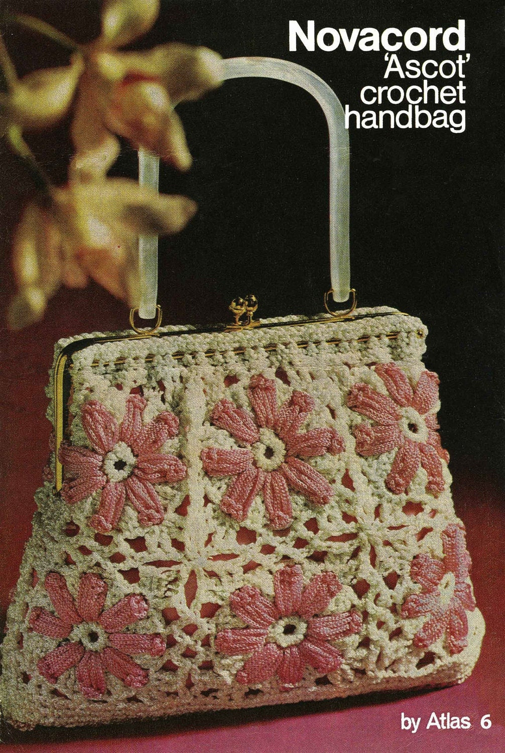 Ascot Crochet Handbag 60s Crochet Pattern Atlas Craft 6