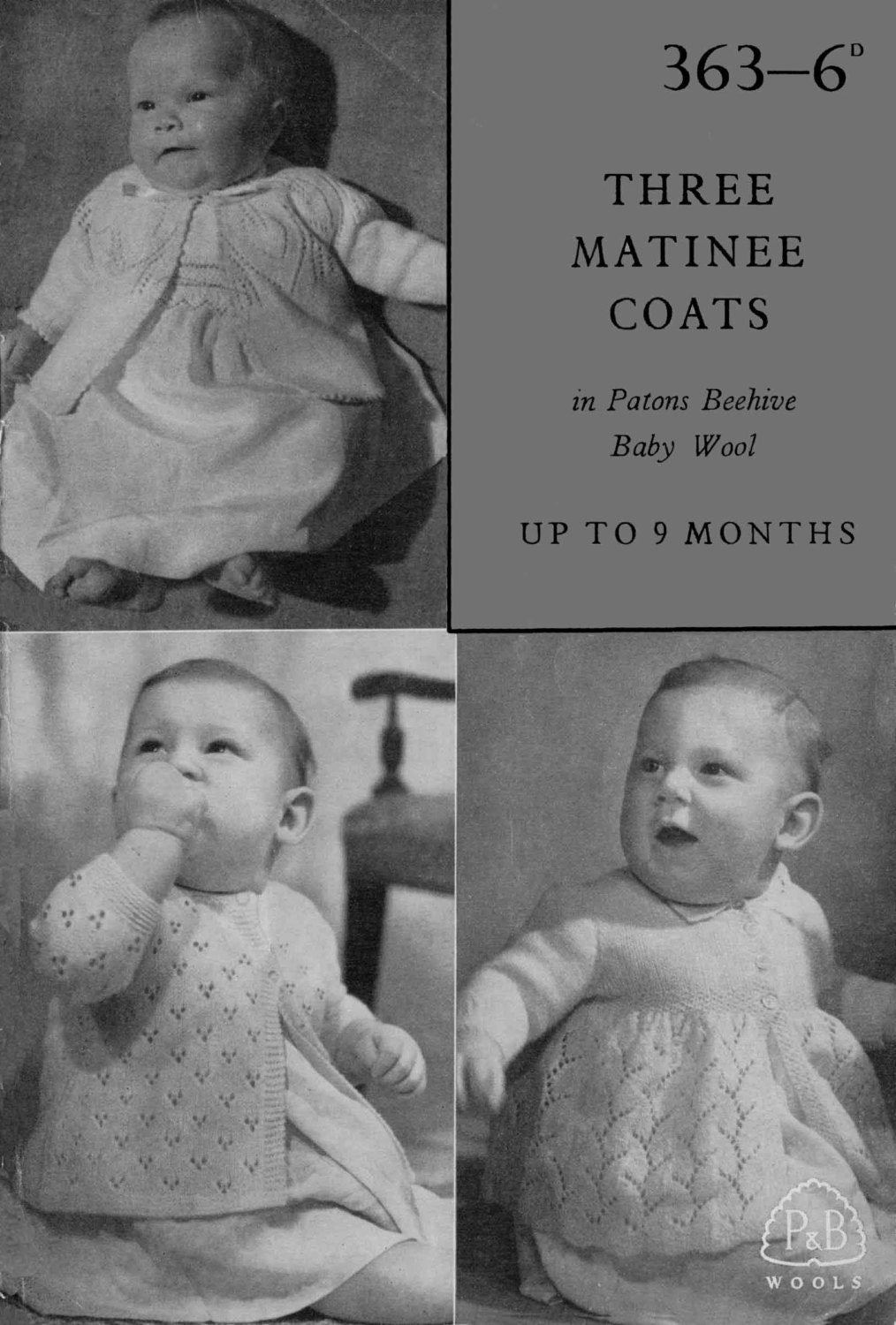 Knitted matinee jackets for hot sale babies